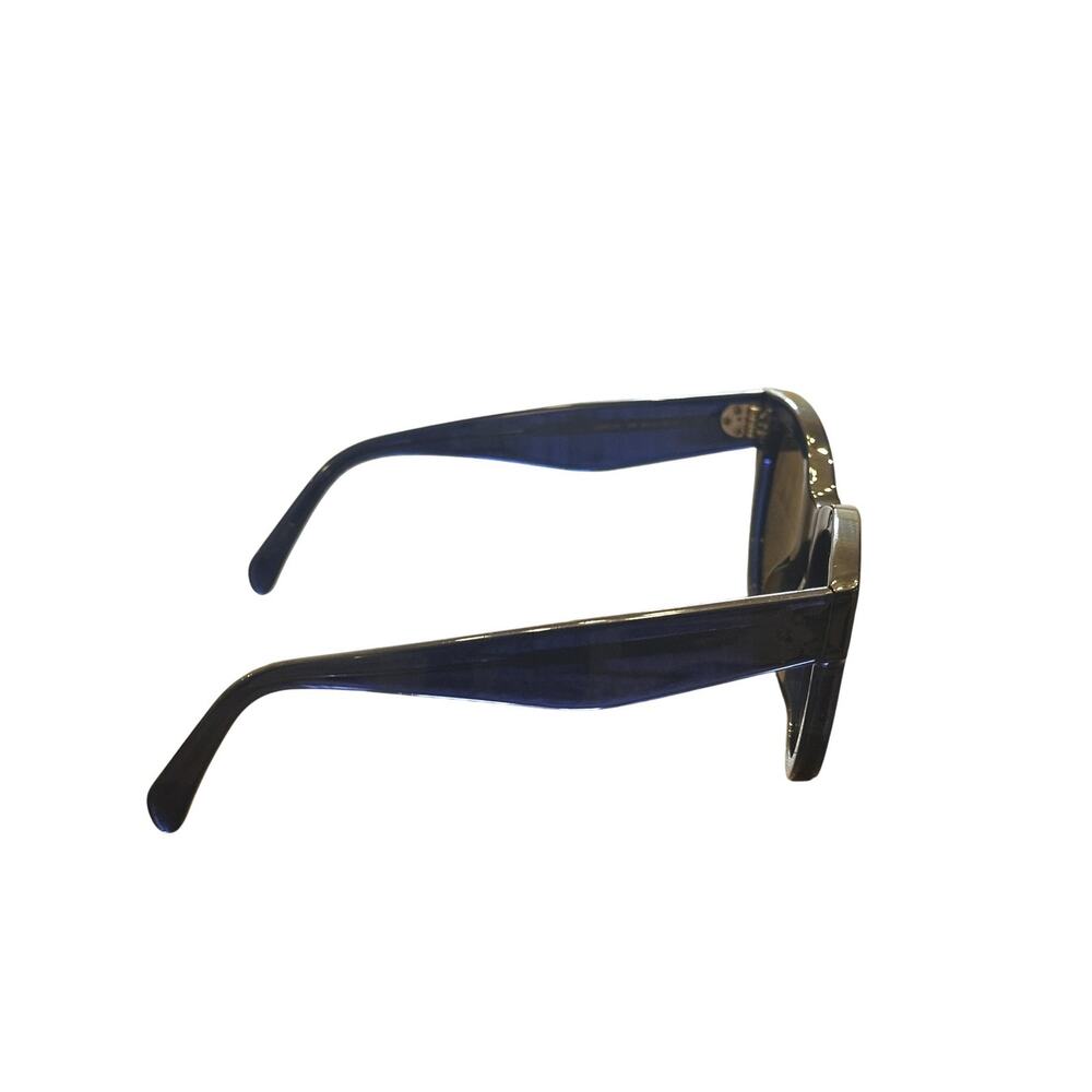 Celine CL4003IN 90E Baby Audrey Blue Frame Brown Gradient Oval Sunglasses - Picture 5 of 9